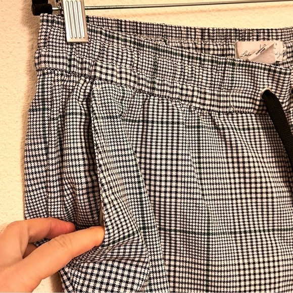 H&M LOGG Glenn Print Drawstring Trousers Women Size 10 - Picture 4 of 9